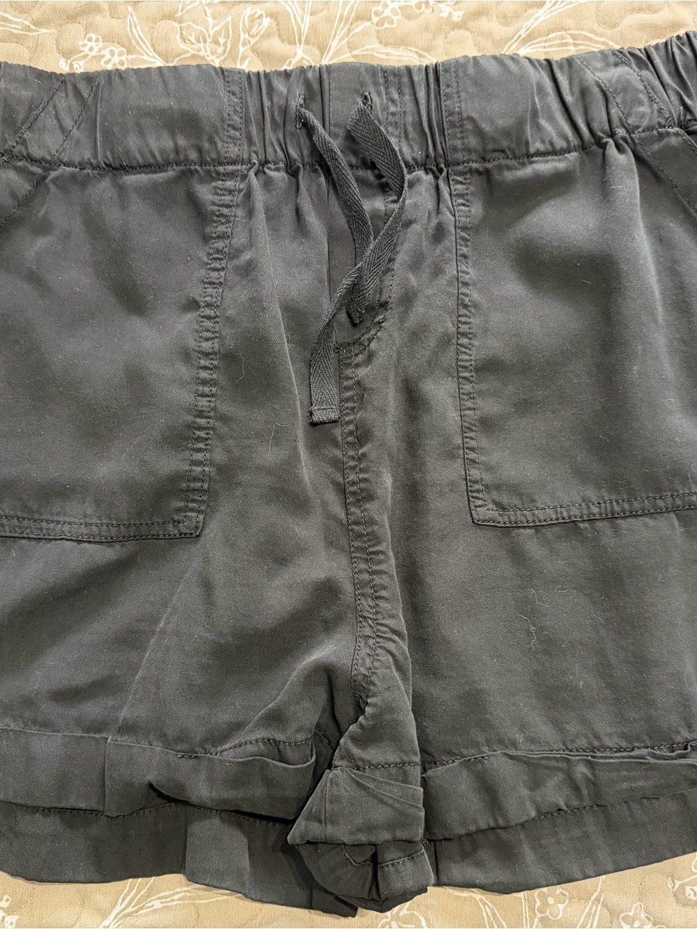 Drawstring Shorts With Elastic Waist